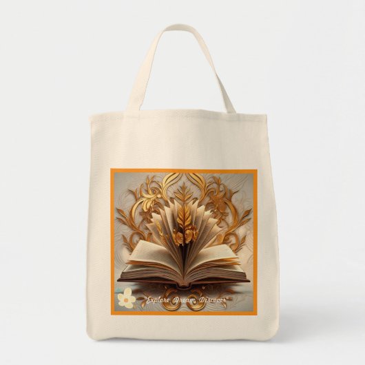 "Gouden Woorden" Tote Bag (Voorkant)
