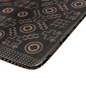 Gouden wortels: zwart en tribale Marokkaanse elega Snijplank (Hoek)