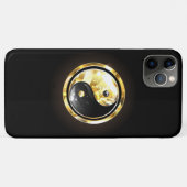 Gouden Yin Yang op zwart Case-Mate iPhone Case (Achterkant (horizontaal))