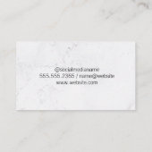 Gouden Yoga-logo | Zitmeditatie Visitekaartje (Achterkant)