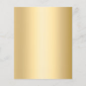 Gouden zakelijke logo-code aangepaste tekst flyer (Achterkant)