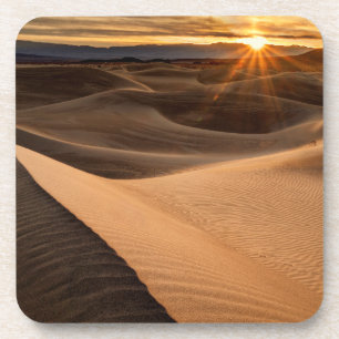 Gouden zandduinen, Death Valley, CA Drankjes Onderzetter