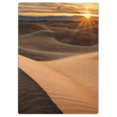 Gouden zandduinen, Death Valley, CA Klembord (Achterkant)