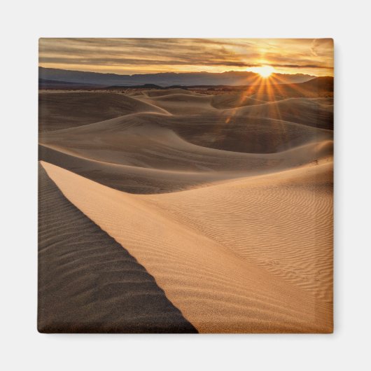 Gouden zandduinen, Death Valley, CA Magneet (Voorkant)