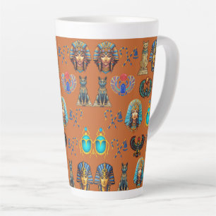 Gouden Zanden Revival: Authentieke Egyptische Oudh Latte Mok