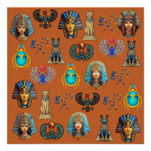 Gouden Zanden Revival: Authentieke Egyptische Oudh Perfect Poster