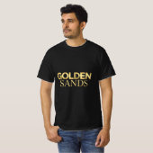 Gouden zanden t-shirt (Voorkant volledig)
