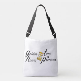 gouden zandloper crossbody tas