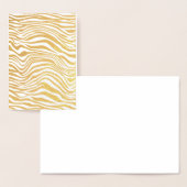 Gouden Zebra Elke Gelegenheid Kaart (Display)
