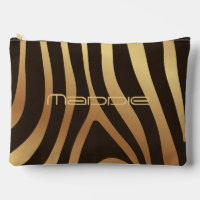 Gouden zebra strepenpatroon 
