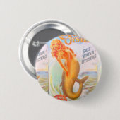 gouden zeemeerknop ronde button 5,7 cm (Voorkant /achterkant)