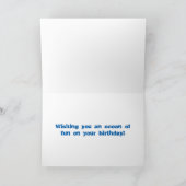 Gouden zeemeermin en Octopus Verjaardag Kaart (Binnen)