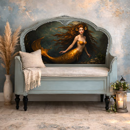 Gouden Zeemeermin Fantasie - Oceaanthema Decoupage Tissuepapier