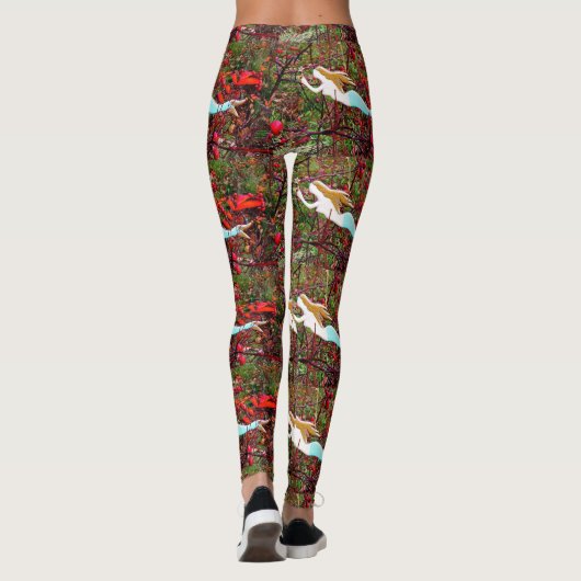gouden zeemeermin leggings (Achterkant)