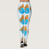 gouden zeemeermin leggings (Achterkant)