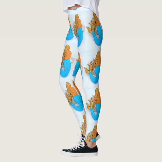 gouden zeemeermin leggings (Links)
