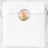 gouden zeemeermin sticker (Tas)