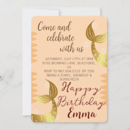 Gouden Zeemeermin, vier met ons, onder het Zee Kaart