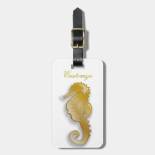 Gouden Zeepaardje Thunder_Cove Bagagelabel