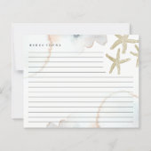 Gouden zeester Recept voor Bride Vrijgezellenfeest (Achterkant)