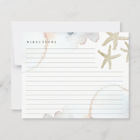 Gouden zeester Recept voor Bride Vrijgezellenfeest (Achterkant)