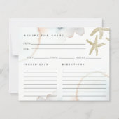 Gouden zeester Recept voor Bride Vrijgezellenfeest (Voorkant)