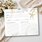 Gouden zeester Recept voor Bride Vrijgezellenfeest