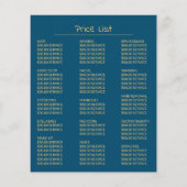 Gouden Zeester, Visagist, Schoonheidssalon Adverte Flyer (Achterkant)