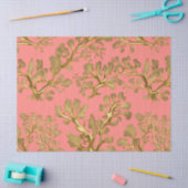 Gouden zeewier op CoralTissue Paper Tissuepapier (Craft)