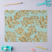 Gouden zeewier op zeepschuim Green Tissue Paper Tissuepapier (Craft)