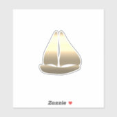 Gouden Zeilboot Sticker (Vel)