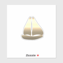 Gouden Zeilboot Sticker