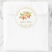 Gouden Zelfgemaakte Apple Candle Label | Wit (Tas)