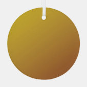 Gouden zeshoek: Glitter geometrische achtergrond. Glas Ornament (Achterkant)