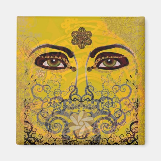 GOUDEN ZIEL OGEN MAGNEET (Voorkant)