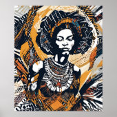 Gouden Ziel van Afrika Poster (Voorkant)
