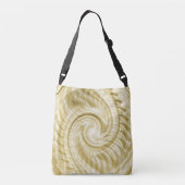 Gouden zijde..... crossbody tas (Achterkant)