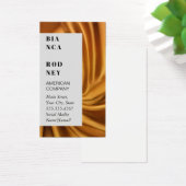 Gouden Zijde Stof in een Prop Visitekaartje (Bureau)