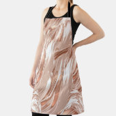 Gouden zijden doek: 3D metallic textuur. Schort (Insitu)