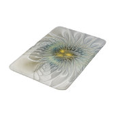 Gouden Zilveren Bloem Fantasy abstracte Fractale K Badmat (Gekanteld)