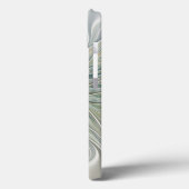 Gouden Zilveren Bloem Fantasy abstracte Fractale K Case-Mate iPhone Case (Achterkant / Links)