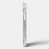 Gouden Zilveren Bloem Fantasy abstracte Fractale K Case-Mate iPhone Case (Achterkant / Links)