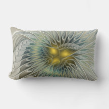 Gouden Zilveren Bloem Fantasy abstracte Fractale K