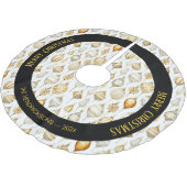 Gouden Zilveren Kerstversieringen Kerstboom Rok (Gekanteld)