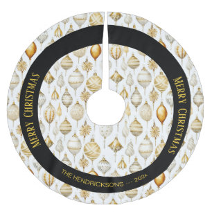 Gouden Zilveren Kerstversieringen Kerstboom Rok