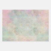 Gouden zilveren luipaard print Waterverf Inpakpapier Vel (Voorkant)