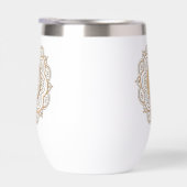 Gouden & Zilveren Mandala waterfles (Rechts)