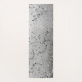 Gouden Zilveren Sterren op Ombre Grey Yogamat (Achterkant)