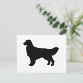 gouden zilverfilhoute briefkaart (Staand voorkant)