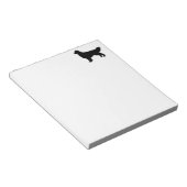 gouden zilverfilhoute notitieblok (Schuin)